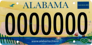 Alabama License Plate Format Alabama License Plate Format