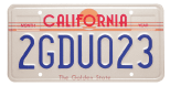 California License Plate Formats and Designs California License Plate Formats and Designs