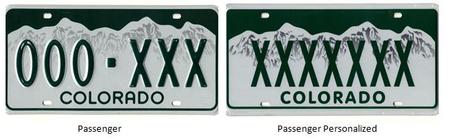 Colorado License Plate Formats and Designs Colorado License Plate Formats and Designs