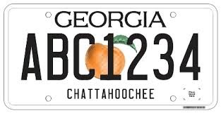 Georgia License Plate Format and Design Georgia License Plate Format and Design