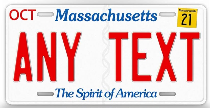 Personalized License Plates