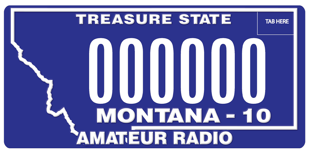 Amateur Radio Operator License Plates