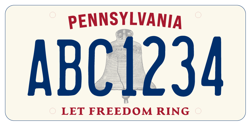 Pennsylvania License Plate Design and Format Pennsylvania License Plate Design and Format