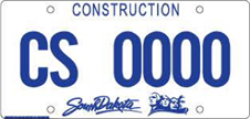 Construction Vehicle License Plates