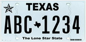 Texas License Plate Identification Texas License Plate Identification