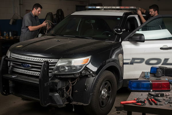 How a Car Gets a 'Prior Police Vehicle' Title Brand