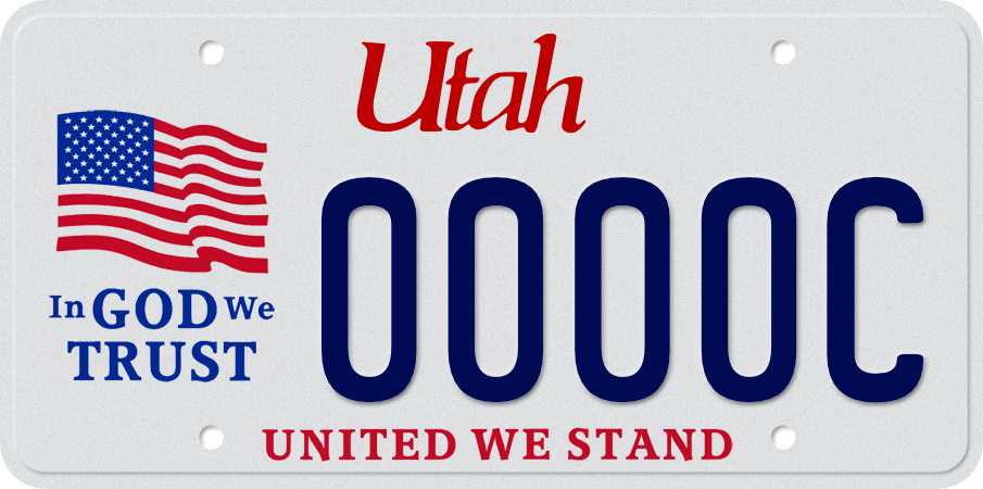 Utah License Plate Design and Format Utah License Plate Design and Format